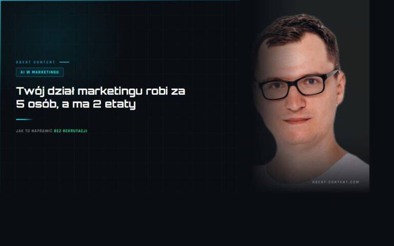 „Mój dział marketingu się nie wyrabia” — jak to naprawić bez rekrutacji