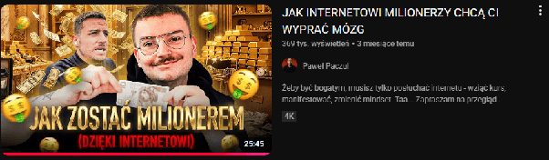 Film Pawła Paczula o internetowych milionerach