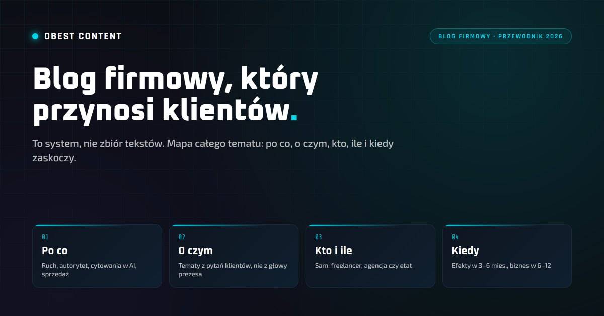blog firmowy