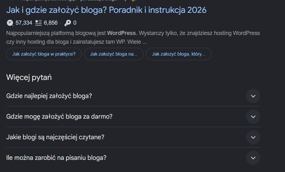 Tematy na bloga firmowego: 6 źródeł, które się nie kończą 5 Podobne pytania” (People Also Ask)