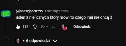 Współpraca reklamowa 6 Komentarz widza: jeden z nielicznych, który mówi to, czego inni nie chcą