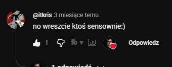 Współpraca reklamowa 10 Komentarz widza doceniającego szczerość Daniela
